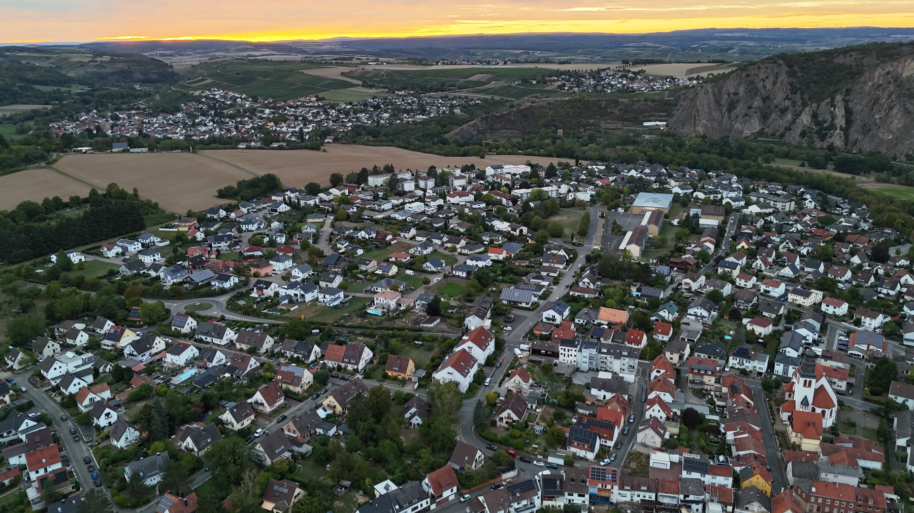 Ebernburg aus der Luft