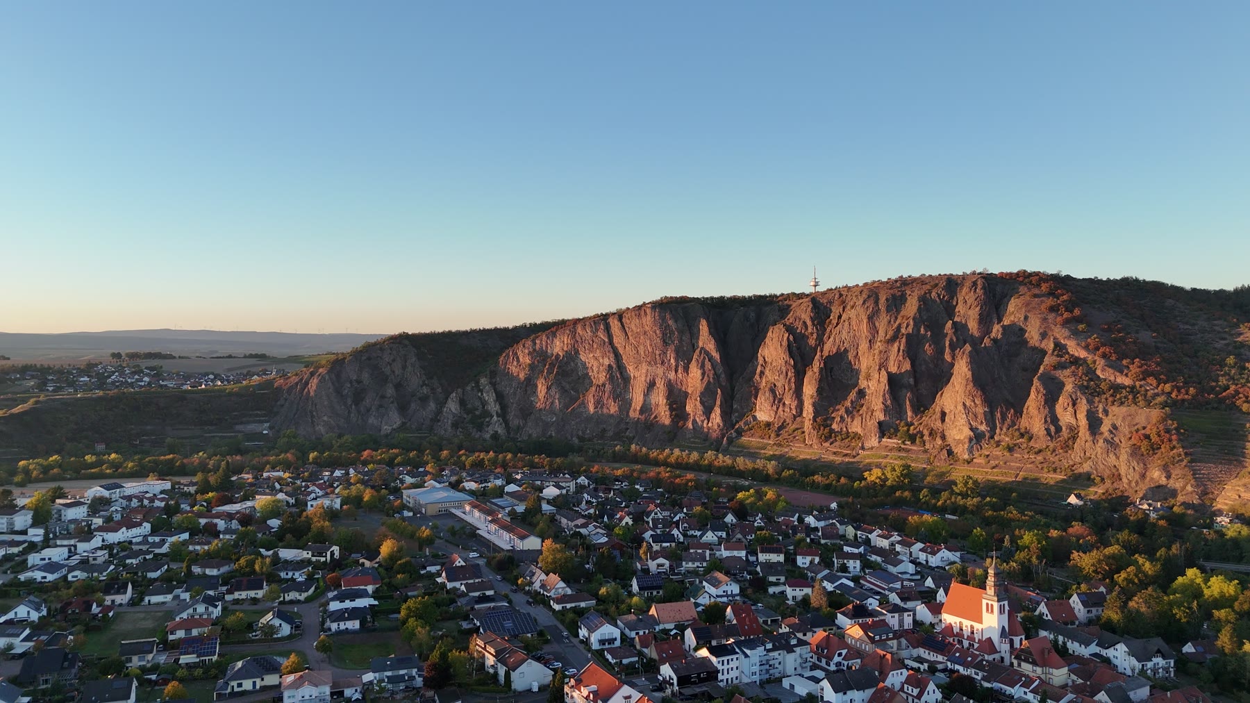 Der Rotenfels im Abendlicht